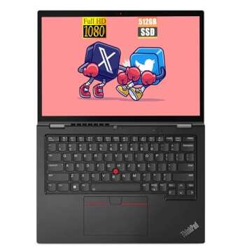 Lenovo ThinkPad L13 Yoga Gen 3 13.3" Touchscreen FHD 2 in 1 Business Laptop, Stylus Pen, Intel Core i5-1245U 3.3GHz-4.4GHz 10Cores, 16GB DDR4 RAM, 512GB SSD, Backlit Keyboard, Windows 11 Pro (Renewed)