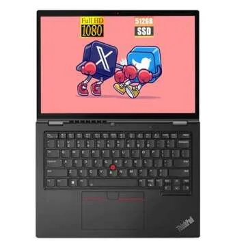 Lenovo ThinkPad L13 Yoga Gen 3 13.3" Touchscreen FHD 2 in 1 Business Laptop, Stylus Pen, Intel Core i5-1245U 3.3GHz-4.4GHz 10Cores, 16GB DDR4 RAM, 512GB SSD, Backlit Keyboard, Windows 11 Pro (Renewed)