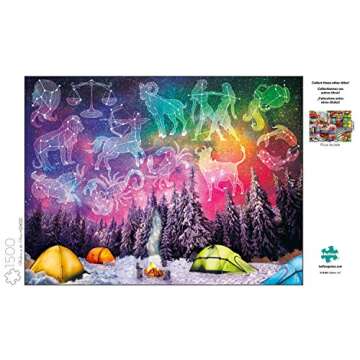 Buffalo Games - Written in The Stars - 1500 Piece Jigsaw Puzzle for Adults Challenging Puzzle Perfect for Game Nights - Finished Size is 38.50 x 26.50