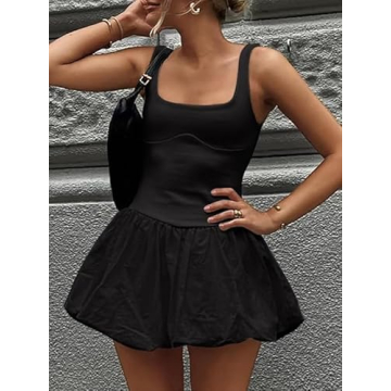 Stylish ABYOVRT Summer Mini Tank Dress for Women