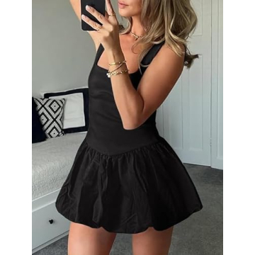 Stylish ABYOVRT Summer Mini Tank Dress for Women