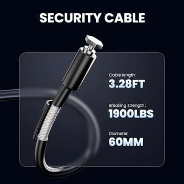 Grimtron Portable Pistol Safe – Electronic Lock Box & Key Access, Silent Mode, Compact Car Gun Safe for Handgun, Small Single Safe for Travel, Office, Dorm Use