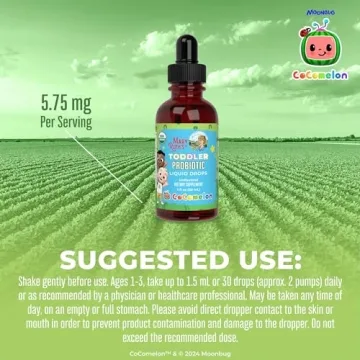 MaryRuth Organics Cocomelon Toddler Probiotic Liquid Drops