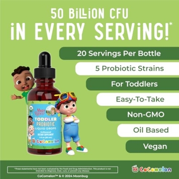 MaryRuth Organics Cocomelon Toddler Probiotic Liquid Drops