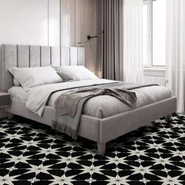Stylish Waterproof Peel and Stick Floor Tiles - RomDeco