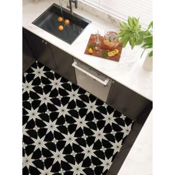 Stylish Waterproof Peel and Stick Floor Tiles - RomDeco