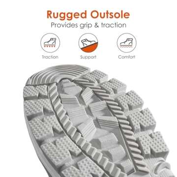 DREAM PAIRS Women's Winter Snow Boots Waterproof Lightweight Warm Fashion Janara Mid Calf Boot,Size 9,Light Grey