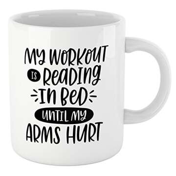 Book Lovers Reading Mug, BW Quote-GO AWAY, I'M READING! - Bookworm Gifts, Funny Bookish Coffee Mug, ...