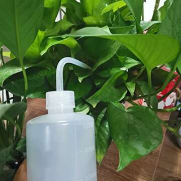 Valchoose 250ml 500ml Plastic Wash Bottle Medical Squeeze Bottle, LDPE Succulent Watering Bottle - 2PACK