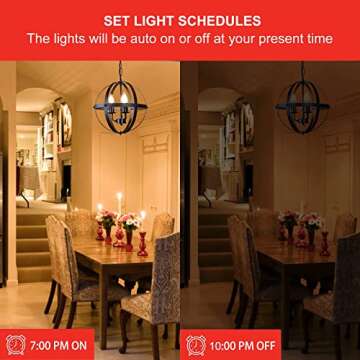 Sengled Smart Light Bulbs, WiFi Candelabra Led Bulbs, Smart Edison Vintage Bulb, E12 Smart Bulbs That Work with Alexa＆Google, Filament Bulb 40 Watt Equivalent, B11, No Hub Request