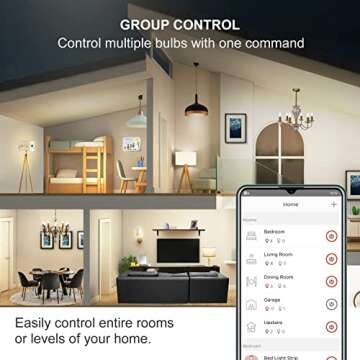 Sengled Smart Light Bulbs, WiFi Candelabra Led Bulbs, Smart Edison Vintage Bulb, E12 Smart Bulbs That Work with Alexa＆Google, Filament Bulb 40 Watt Equivalent, B11, No Hub Request