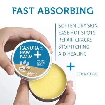 Natural Dog Paw Balm Lick-Safe Moisturizer and Protector