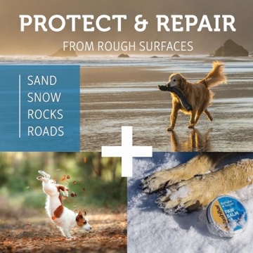 Natural Dog Paw Balm Lick-Safe Moisturizer and Protector