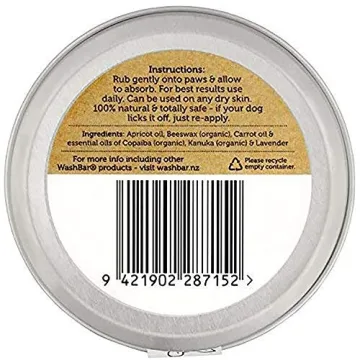 Natural Dog Paw Balm Lick-Safe Moisturizer and Protector