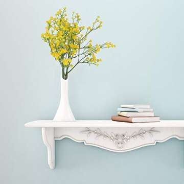 Vibrant BOMAROLAN Artificial Baby Breath Flowers - 12 Pcs