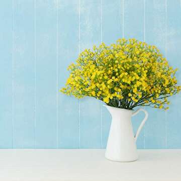 Vibrant BOMAROLAN Artificial Baby Breath Flowers - 12 Pcs