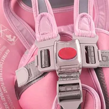 GIJK 2021 Upgrade Baby New Swim Float Non-Inflatable Shoulder Float Solid Soft Cloth Pearl Foam Floa...