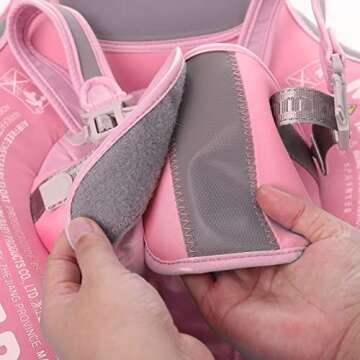 GIJK Baby Swim Float - Non-Inflatable & Safe for Infants