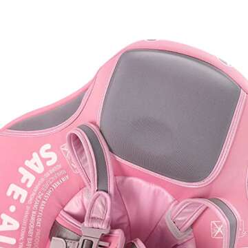 GIJK Baby Swim Float - Non-Inflatable & Safe for Infants