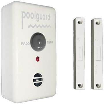 Poolguard GAPT-2 Outdoor Pool Gate Alarm,White