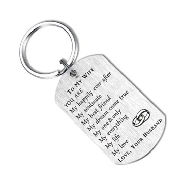 Romantic Birthday Gifts for Wife - Thoughtful Keychain