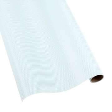 Caspari Oxford Stripe Gift Wrapping Paper in Robin's Egg Blue, 30 in. x 8 ft. Roll