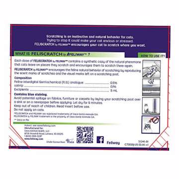 Feliscratch by Feliway Cat Scratch Attractant for Scratching Post/Tree, Prevents Cat from Scratching...