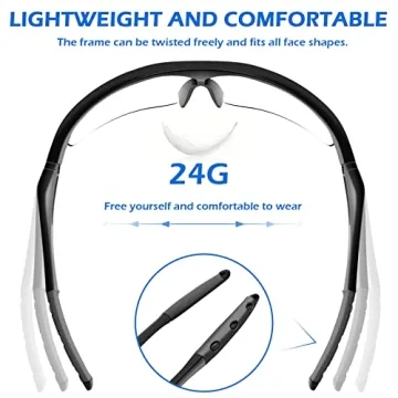 OXG Safety Goggles Pack for Men Women Youth UV Protection