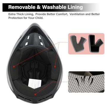 TCMT Youth Motocross Helmet - Safety & Style for Young Riders