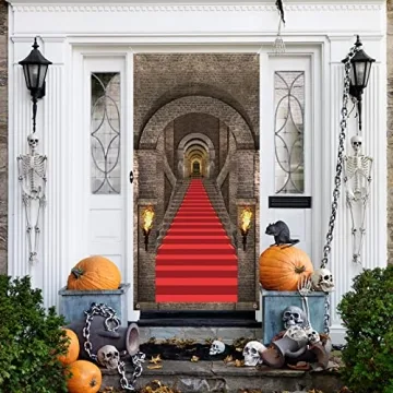 3D Medieval Halloween Door Banner for Parties