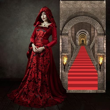 3D Medieval Halloween Door Banner for Parties