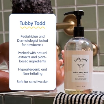 Tubby Todd Baby Bath & Skincare Kit Gift Set 25 Oz