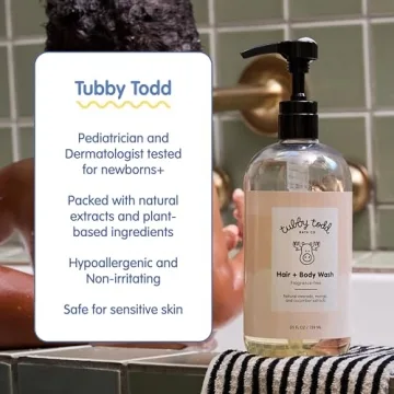 Tubby Todd Baby Bath & Skincare Kit Gift Set 25 Oz