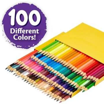 Crayola Colored Pencils, 100 Set for Vibrant Creations