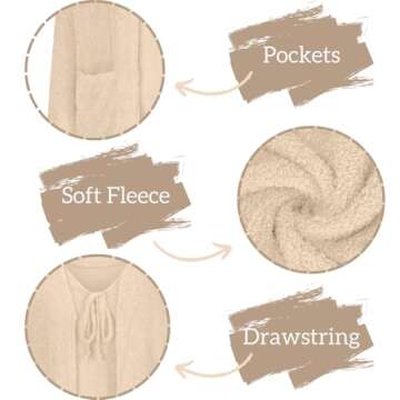 Vacation Outfits for Women Womens Fuzzy 3 Piece Fleece Open Front Cardigan Outfits Warm Crop Tops and Shorts Pajamas Loungewear Sets Khaki