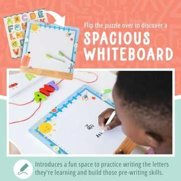 Alphabet Puzzle Wooden Learning Toys for Toddlers