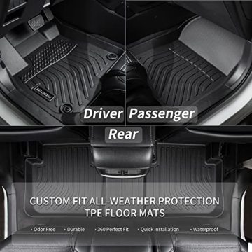KELCSEECS Floor Mats & Cargo Liner for Mazda CX-5 2025 2024 2023 - All Weather Protection