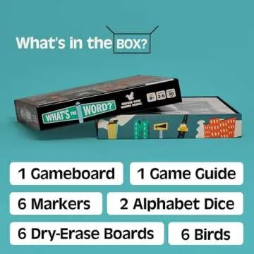 What's The Word? Fun Word Board Game for Ages 8+