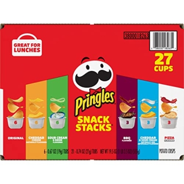 Pringles Snack Stacks Variety Pack of 27 Cups
