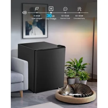 Frostorm Mini Fridge 1.6 Cu Ft - Quiet & Compact Design