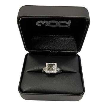 Harley-Davidson Women's Black Ice Crystal Ring - HDR0362