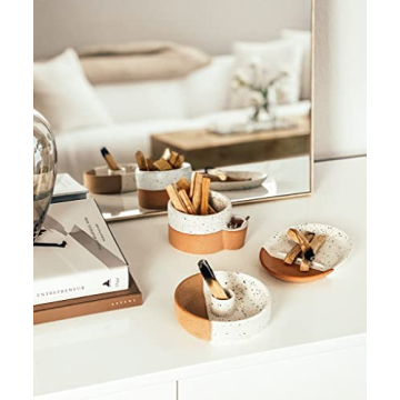 Bursera Palo Santo Sticks, Tree Planted with Every Order, 100% Natural, Ethical & Sustainable, 5-Pack Authentic Real Palo Santo Wood Incense Sticks from Peru for Aromatherapy, Smudging