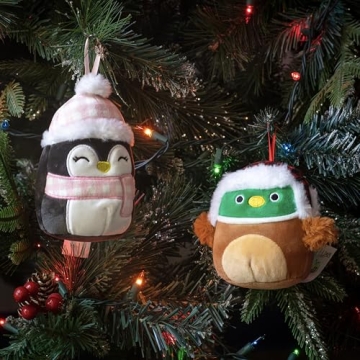 Squishmallows Mini Christmas Tree Ornaments, 8-Pack