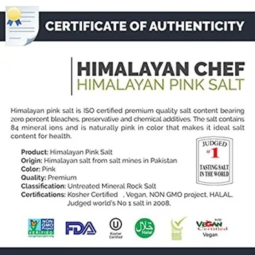 Premium Himalayan Chef Pink Himalayan Salt for Gourmet Cooking