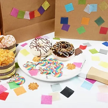 Simetufy 5400 PCS Colorful Tissue Paper Squares for Crafts