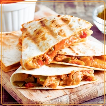Taco Tuesday Deluxe 10-inch 6-Wedge Quesadilla Maker