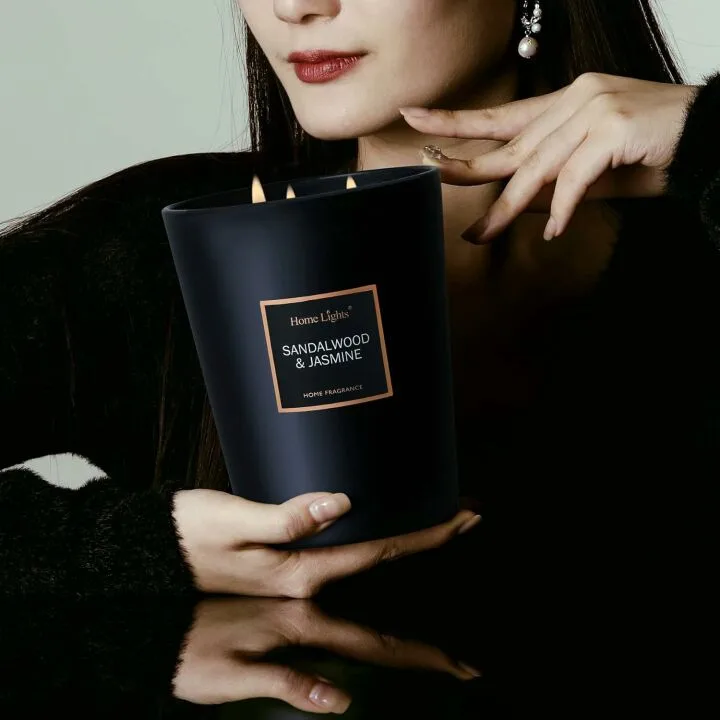 HomeLights Scented Candles 33.3 Oz Natural Soy