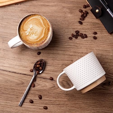 GBHOME Stackable Coffee Mugs - Chic & Durable Design