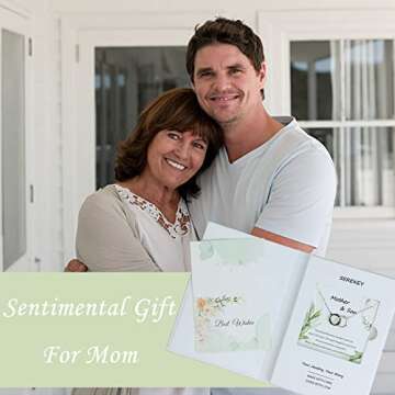 Sereney Easter Gifts for Mom from Son, Birthday Gifts for Mom from Son, Mother Son Necklace 925 Ster...