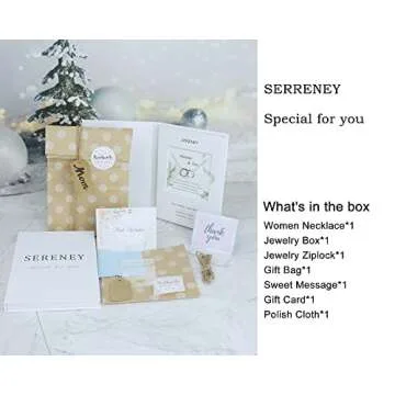 Sereney Easter Gifts for Mom from Son, Birthday Gifts for Mom from Son, Mother Son Necklace 925 Sterling Silver as Mom Birthday Gifts from Son, Mom Son Jewelry Gifts